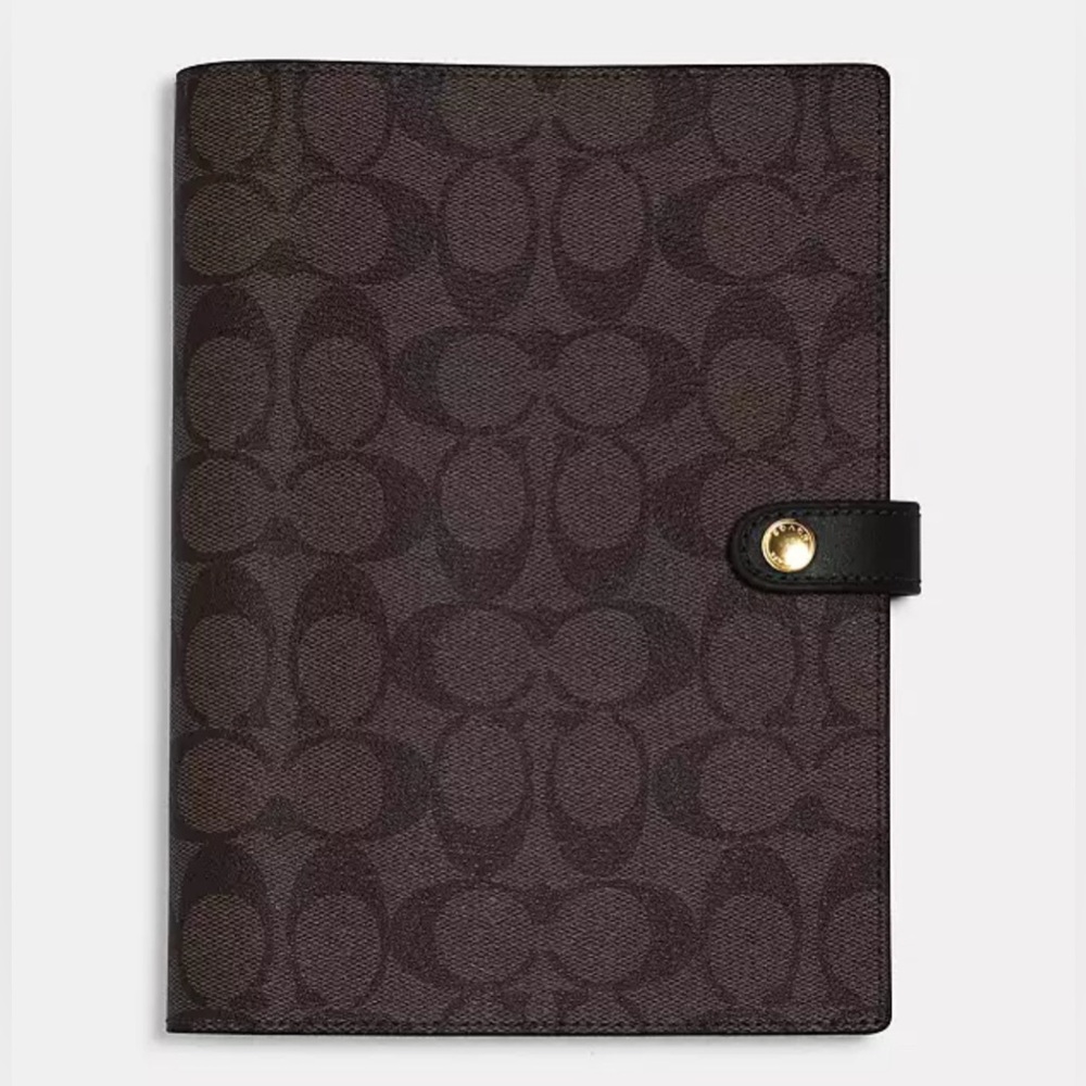 Coach Notebook in Signature Canvas